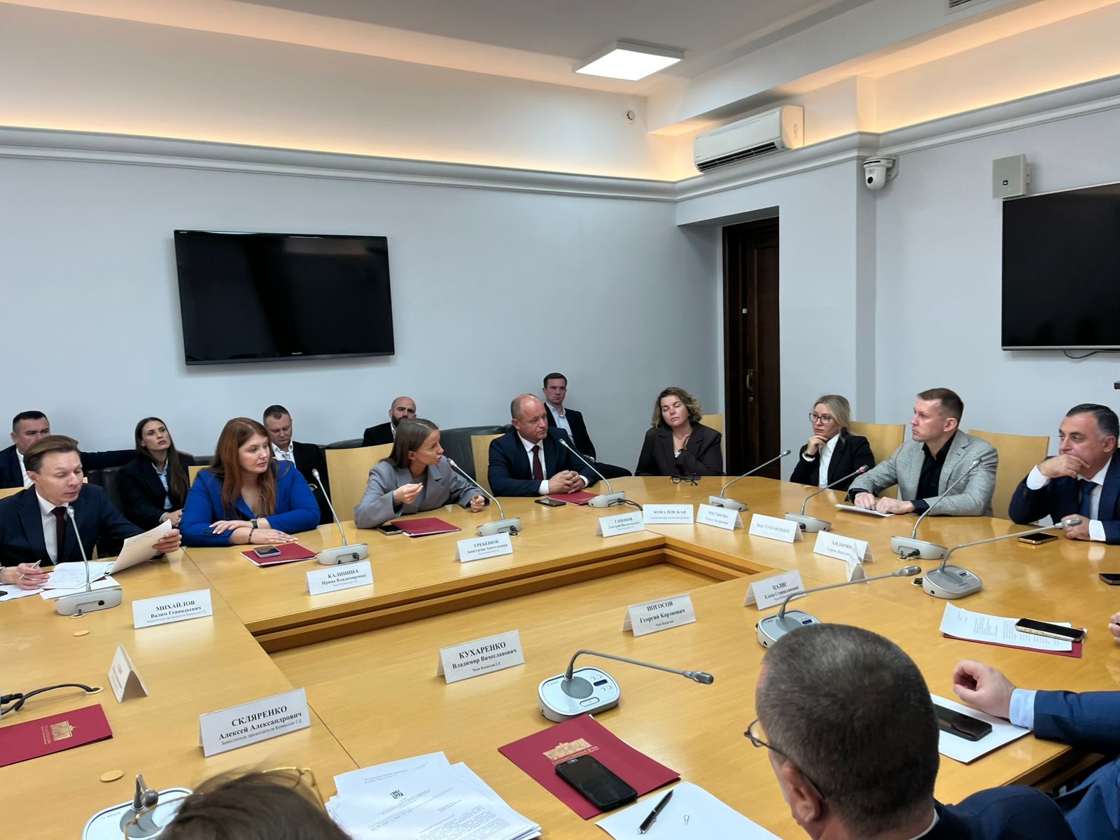 Заседание комиссии в Госдуме РФ с участием экспертов